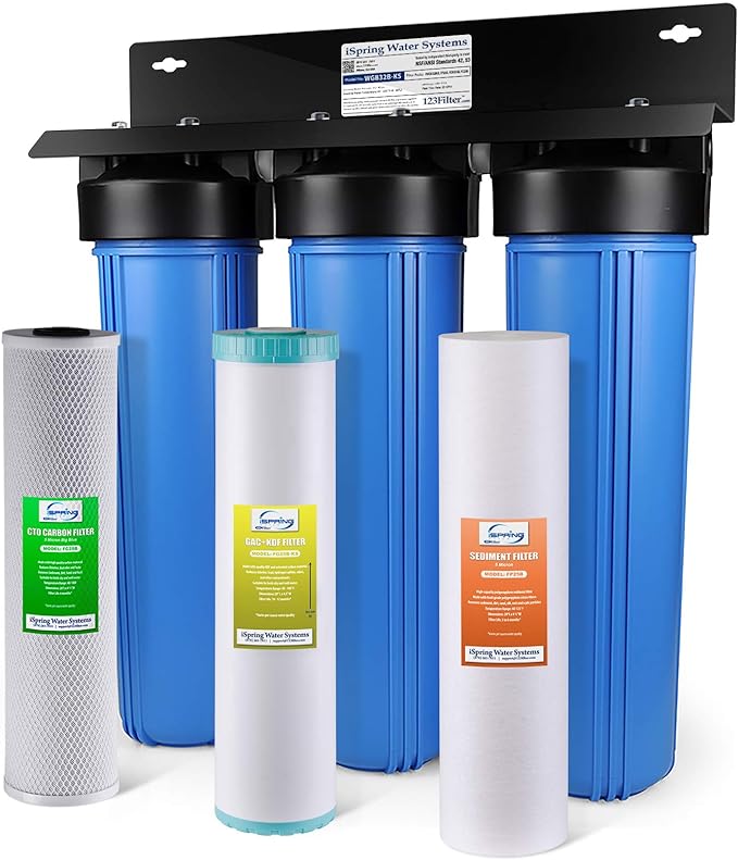 Whole home water filter